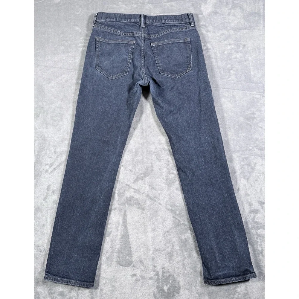 Banana Republic Mens Slim Fit Jeans 29x30 Dark Wash Blue Stretch Denim Pants
